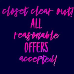 Accepting Reasonable Offers!!!!